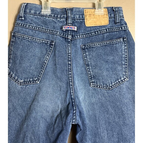 Vintage Brittania Jeans 80s High Waist Defining Tapered Cotton Womens XS - Picture 11 of 12